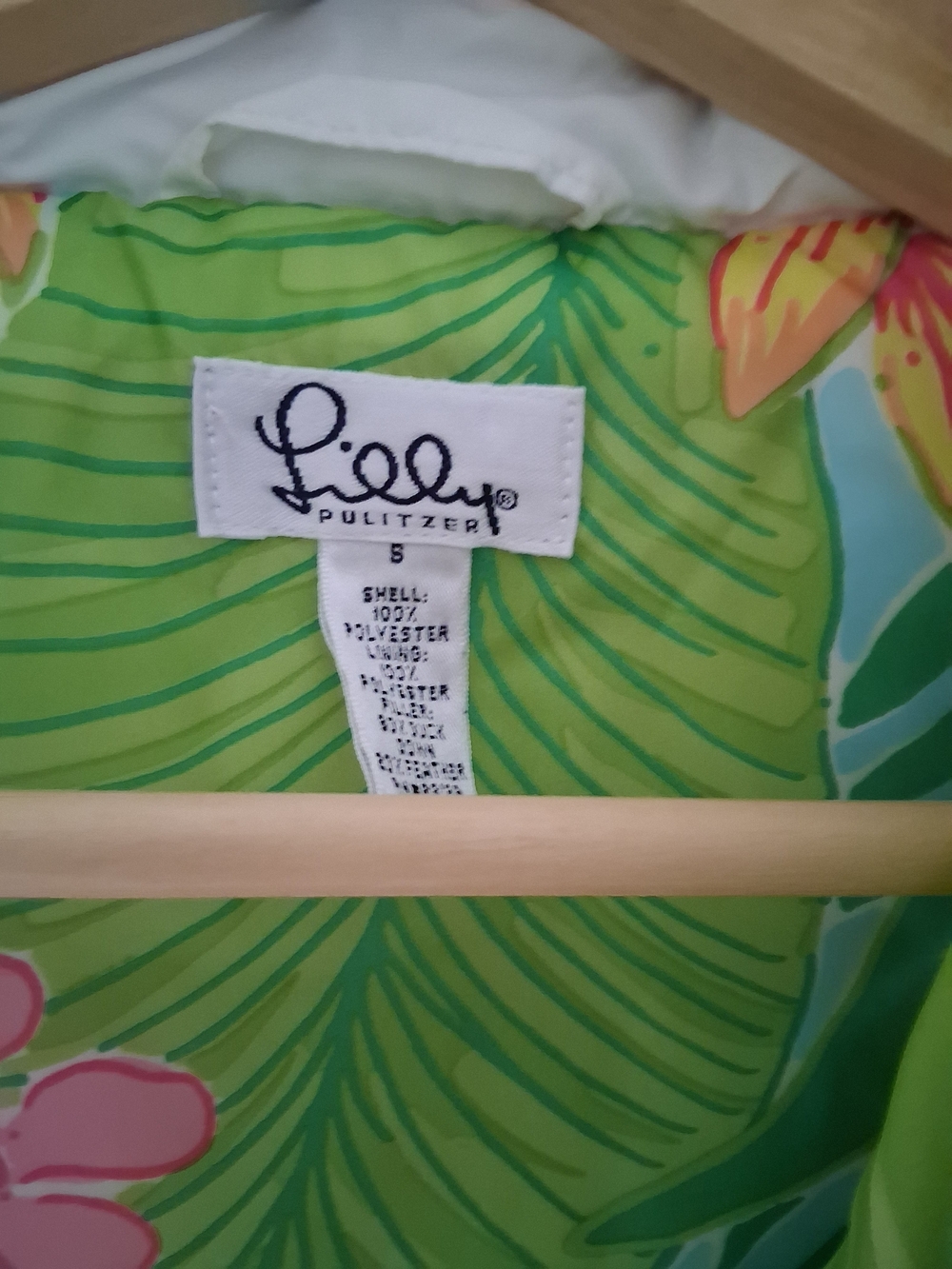Lilly Pulitzer White Quilted Puffer Vest - Picture 3 of 6